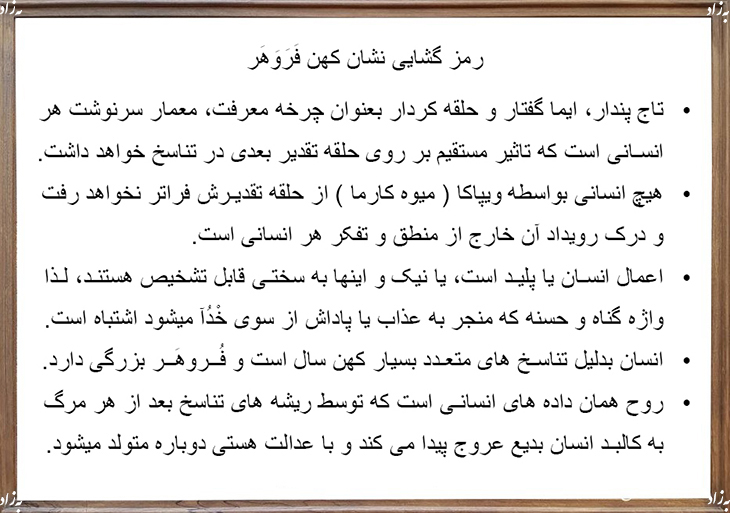 رمز گشایی نشان فروهر هخامنشیان
